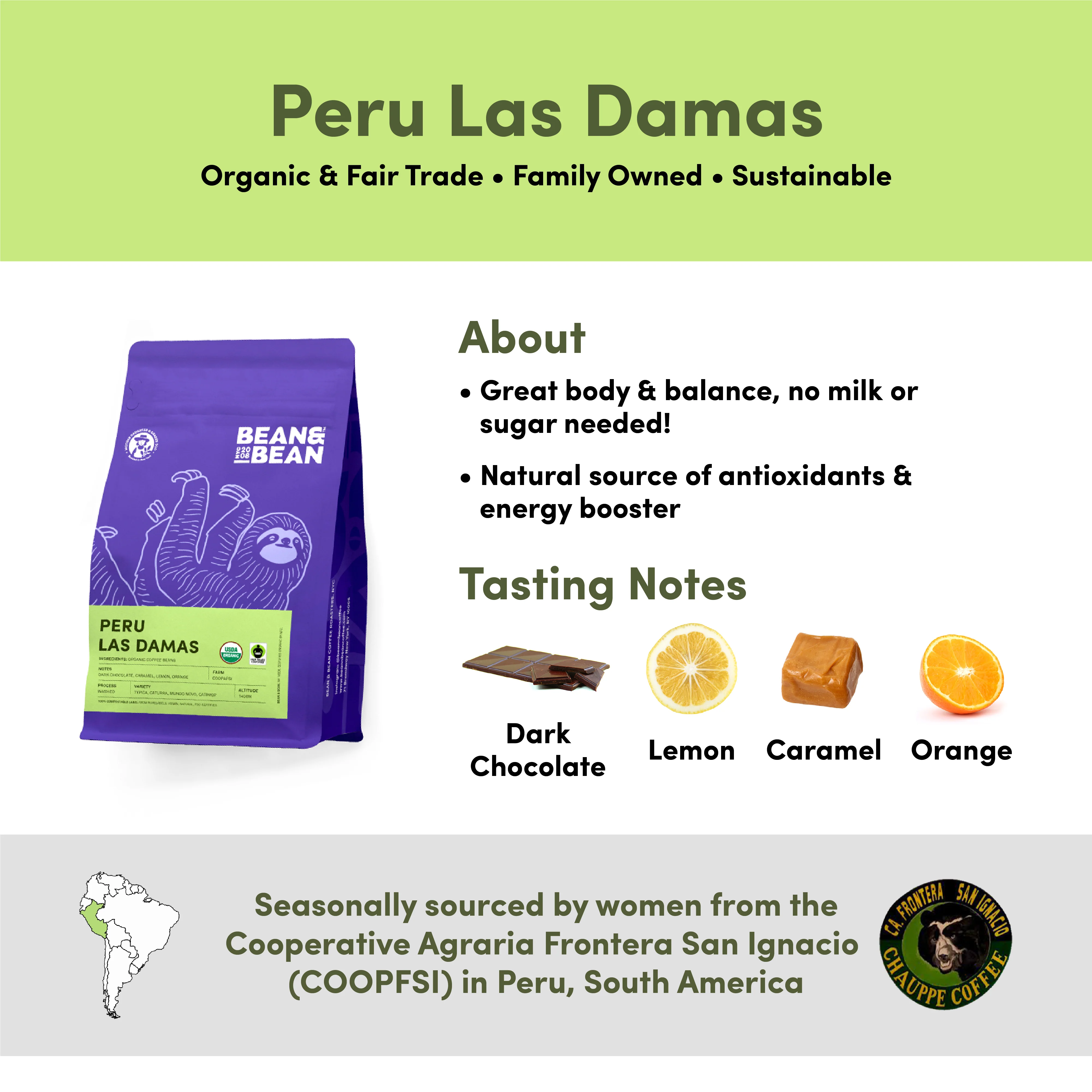 Peru Las Damas, Organic & Fair Trade - Image 3